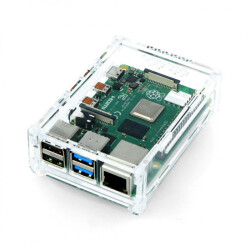 Obudowa Raspberry Pi 4B - przezroczysta