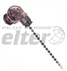 Przełącznik pociągany łańcuszkowy antyczny mosiądz