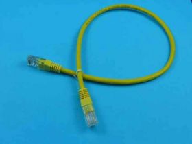 UTPL 5e 0,5mb ŻÓŁTY PATCHCORD
