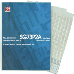 Zestaw rezystorów, seria: SG73P, Gruba folia, Montaż powierzchniowy, l. elementów: 7300, 10 Ω → 10kΩ