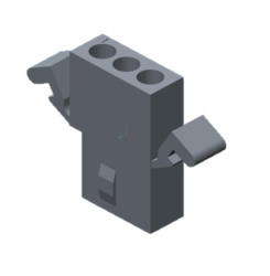 Obudowa złącza zagniatanego 3-pinowe -rzędowe raster: 1.57mm Molex Żeński Montaż na panelu Standard .062" 1560 Końcówki