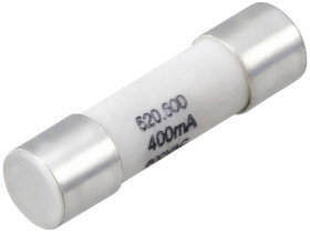 VOLTCRAFT VC 151/171 Fuse Bezpiecznik do multimetru (Ø x D) 5 mm x 20 mm 400 mA 600 V/AC, 600 V/DC szybki -F- Zawartość