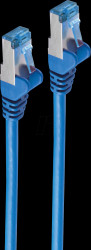 BS75711-0.25B Patch cable, Cat.6a, S/FTP, blue, 0.25m