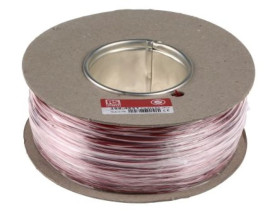 Przewód jednożyłowy linkowy, 0,2 mm², 7/0,2 mm, 24 AWG, PVC, 1 kV AC, Czerwony, dł. 500m, RS PRO