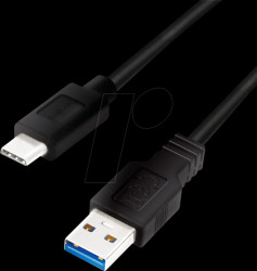 CU0171 USB-A connector to USB-C connector, 3m