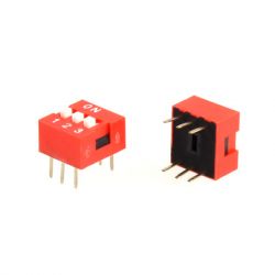 PRZEŁĄCZNIK DIP SWITCH 3POZ RED RoHS