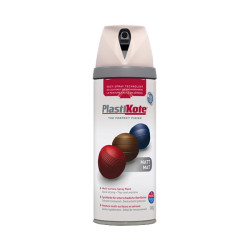 PlastiKote 440.0023103.076 23103 Colour Twist &amp; Spray Matt Antique White 400ml