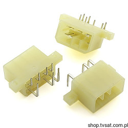 172039-1 Connector 4 Pins THT AMP