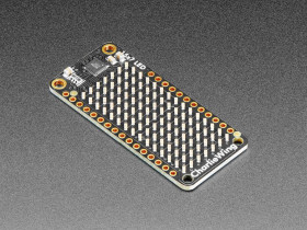 Adafruit 15x7 CharliePlex LED Matrix Display FeatherWing Yellow