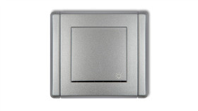 Flexi Przycisk /Światło/ Srebrny Metalik 7Fwp-5