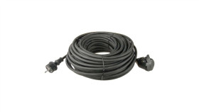 Przedłużacz 1-Gniazdo Z/U 30M /H07rn-F 3X1,5/ Czarny P01730