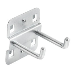 Hak podwójny 40mm, 3 szt 84-096