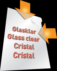 231819 Plastic wallets, A4, crystal clear, 0.15 mm, 10 pieces