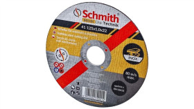 Tarcza Do Cięcia Stali Nierdzewnej Inox 125X1,0 Schmith