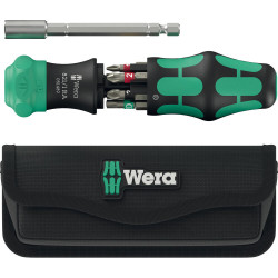 Wera 05051520001 Kraftform Kompakt 28 RA With pouch 6pc