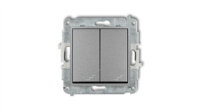 Mini Łącznik Podwójny Schodowy Srebrny Metalik 7Mwp-33