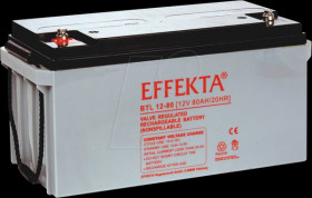 BTL 12-80 Rechargeable AGM battery, 12 V, 80 Ah
