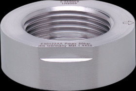 Weld-in adapter, 50 bar/5 MPa, G 1, Ø 50 mm for process sensors, E30122