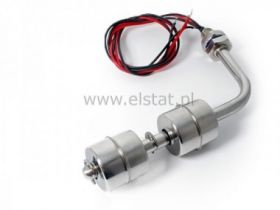 Czujnik poziomu cieczy; nierdzewny; kątowy; NO