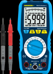 TRMS digital multimeter PAN PROFIMETER-2, 10 A(DC), 10 A(AC), 600 VDC, 600 VAC, 10 pF to 100 mF, CAT III 600 V