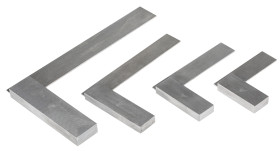 Zestaw kątowników inżynierskich, 150 mm, 49 mm, 75 mm, 98 mm, 1.6mm