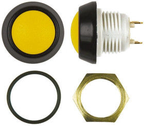 Przycisk miniaturowy Zatrzaskowy SPST średnica wycięcia 13.6mm, montaż panelowy ITW Switches