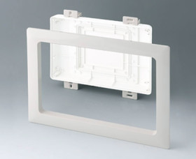 Installation assembly kit, ABS, (W x H) 272 x 218 mm, white, B4144597
