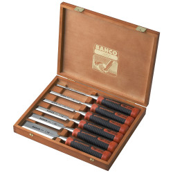 Bahco 434-S6-EUR Bevel Edge Chisel Set, 6 Piece