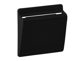 VALENA ALLURE Plakietka czarna wyłącznika hotelowego 755168 LEGRAND