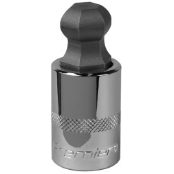 Sealey SBBH012 Ball-End Hex Socket Bit 17mm 1/2&quot;Sq Drive