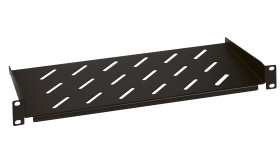 Półka stała, seria: Linkeo, typ: Półka stała, 435 x 200mm, maks. obciążenie: 15kg, Czarny