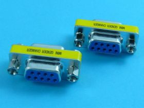 ADAPTOR DB-9F/DB-9F GENDER CHANGER