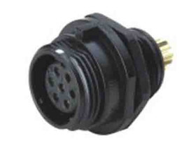 Złącze wielostykowe przemysłowe 4-pinowe Miniaturowe Montaż przedni Gniazdo RS PRO