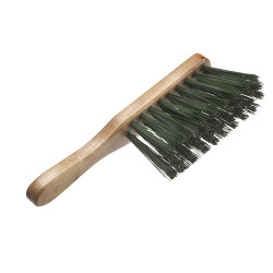 Faithfull FAIBRHANDSTI Stiff Green PVC Hand Brush 275mm (11in)