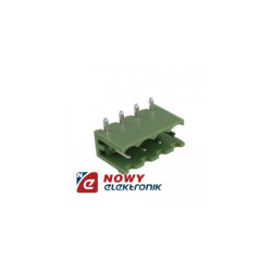 Wtyk HX250R-04 Zielony 4pin kąt