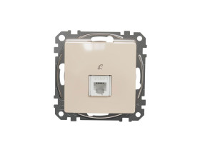 SEDNA DESIGN & ELEMENTS Gniazdo telefoniczne RJ11 beżowy SDD112491 SCHNEIDER ELECTRIC