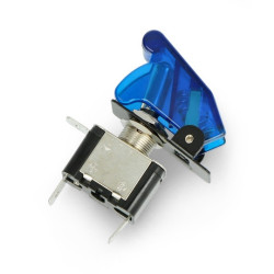 Przełącznik dźwigniowy ON-OFF 12V/20A podświetlany - niebieski - Adafruit 3306