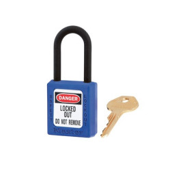Kłódka bezpieczeństwa średnica szekli: 6mm Master Lock z kluczem