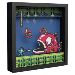Mega Man 2 Lantern Fish Pixel Frame (9x9") [Discontinued]