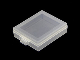 Plastic storage box - transparent small