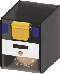 Przekaźnik mocy 125V dc 3PDT Siemens, Wciskane