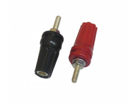 Gniazdo banan czerwone TYP II ZL15 montażowe