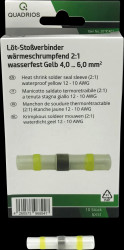 2011C401 Solder butt joint assortment, yellow - 4.0 ... 6.0 mm² - 10 pcs.