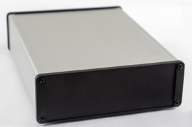 Aluminum RF enclosure, (L x W x H) 220 x 165 x 55 mm, natural, IP54, 1457T2201E