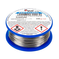 Cyna lutownicza szpulka 100G 2mm Sn60Pb40