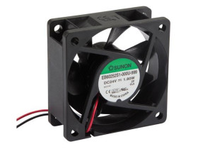 Sunon ventilator 24vdc glijlager 60 x 60 x 25mm