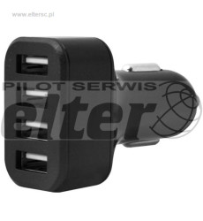 Ładowarka samochodowa 4xUSB 5V 3,4A