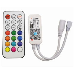 Sterownik LED RGBW WiFi + pilot RF 100W 4A-kanał kontroler Android iOS