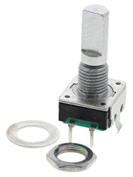 Enkoder mechaniczny obrotowy 24 imp/obr Płaski 6 mm Bourns THT