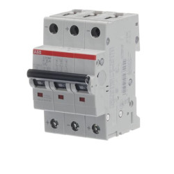 Wyłącznik nadprądowy MCB, Typ K, 3-biegunowy, 16A, 400V, 440V Szyna DIN, ABB S203M-K16UC, S200 M UC